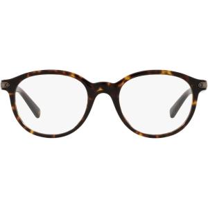 imageCoach Womens Hc6167u Universal Fit Round Prescription Eyewear FramesDark TortoiseDemo Lens