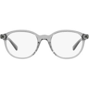 imageCoach Womens Hc6167u Universal Fit Round Prescription Eyewear FramesTransparent GreyDemo Lens
