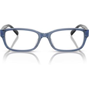 imageCoach Womens Hc6221u Universal Fit Rectangular Prescription Eyewear FramesTransparent BlueDemo Lens