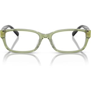 imageCoach Womens Hc6221u Universal Fit Rectangular Prescription Eyewear FramesTransparent Green HopperDemo Lens