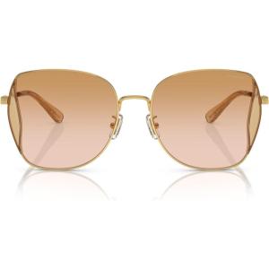 imageCoach Womens Hc7158d Butterfly SunglassesShiny GoldPeach Blush Gradient
