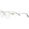 imageCOACH Womens HC5147 Butterfly Prescription Eyewear FramesShiny Light GoldDemo Lens