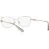 imageCOACH Womens HC5147 Butterfly Prescription Eyewear FramesShiny Light GoldDemo Lens