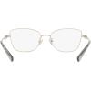 imageCOACH Womens HC5147 Butterfly Prescription Eyewear FramesShiny Light GoldDemo Lens