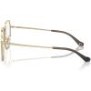 imageCOACH Womens Hc5174d Octagonal Prescription Eyewear FramesShiny Light GoldBlackDemo Lens