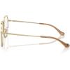 imageCOACH Womens Hc5174d Octagonal Prescription Eyewear FramesShiny Light GoldDemo Lens