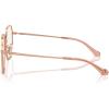 imageCOACH Womens Hc5174d Octagonal Prescription Eyewear FramesShiny Rose GoldDemo Lens