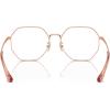 imageCOACH Womens Hc5174d Octagonal Prescription Eyewear FramesShiny Rose GoldDemo Lens