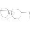 imageCOACH Womens Hc5174d Octagonal Prescription Eyewear FramesShiny SilverDemo Lens