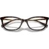 imageCOACH Womens Hc6237u Universal Fit Rectangular Prescription Eyewear FramesDark TortoiseDemo Lens