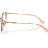 imageCOACH Womens Hc6237u Universal Fit Rectangular Prescription Eyewear FramesTransparent ChampagneDemo Lens