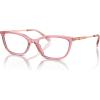 imageCOACH Womens Hc6237u Universal Fit Rectangular Prescription Eyewear FramesTransparent PinkDemo Lens
