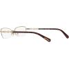 imageCoach Mens Hc5097 Rectangular Prescription Eyewear FramesLight GoldDemo Lens