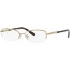 imageCoach Mens Hc5097 Rectangular Prescription Eyewear FramesLight GoldDemo Lens