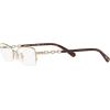 imageCoach Mens Hc5097 Rectangular Prescription Eyewear FramesLight GoldDemo Lens