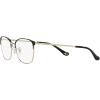 imageCoach Womens Hc5135 Rectangular Prescription Eyewear FramesBlackLight GoldClear Blue Light Filtering