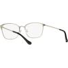 imageCoach Womens Hc5135 Rectangular Prescription Eyewear FramesBlackLight GoldClear Blue Light Filtering