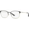 imageCoach Womens Hc5135 Rectangular Prescription Eyewear FramesBlackLight GoldClear Blue Light Filtering