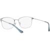 imageCoach Womens Hc5135 Rectangular Prescription Eyewear FramesSatin NavySilverDemo Lens