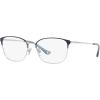 imageCoach Womens Hc5135 Rectangular Prescription Eyewear FramesSatin NavySilverDemo Lens