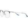 imageCoach Womens Hc5135 Rectangular Prescription Eyewear FramesSatin NavySilverDemo Lens