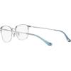 imageCoach Womens Hc5135 Rectangular Prescription Eyewear FramesSatin NavySilverDemo Lens