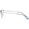imageCoach Womens Hc5135 Rectangular Prescription Eyewear FramesSatin NavySilverDemo Lens