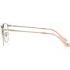 imageCoach Womens Hc5135 Rectangular Prescription Eyewear FramesSatin PinkLight GoldDemo Lens