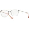 imageCoach Womens Hc5135 Rectangular Prescription Eyewear FramesSatin PinkLight GoldDemo Lens