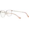 imageCoach Womens Hc5135 Rectangular Prescription Eyewear FramesSatin PinkLight GoldDemo Lens
