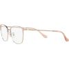imageCoach Womens Hc5135 Rectangular Prescription Eyewear FramesSatin PinkLight GoldDemo Lens