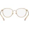 imageCoach Womens Hc5154 Cat Eye Prescription Eyewear FramesLight GoldFawnDemo Lens