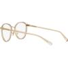 imageCoach Womens Hc5154 Cat Eye Prescription Eyewear FramesLight GoldFawnDemo Lens
