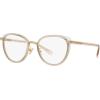imageCoach Womens Hc5154 Cat Eye Prescription Eyewear FramesLight GoldFawnDemo Lens