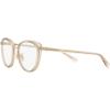 imageCoach Womens Hc5154 Cat Eye Prescription Eyewear FramesLight GoldFawnDemo Lens