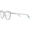 imageCoach Womens Hc5154 Cat Eye Prescription Eyewear FramesSilverTransparent BlueDemo Lens