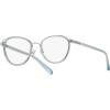 imageCoach Womens Hc5154 Cat Eye Prescription Eyewear FramesSilverTransparent BlueDemo Lens