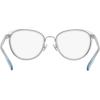 imageCoach Womens Hc5154 Cat Eye Prescription Eyewear FramesSilverTransparent BlueDemo Lens