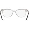 imageCoach Womens Hc6138u Universal Fit Round Prescription Eyewear FramesTransparent GreyDemo Lens