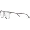 imageCoach Womens Hc6138u Universal Fit Round Prescription Eyewear FramesTransparent GreyDemo Lens
