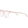 imageCoach Womens Hc6138u Universal Fit Round Prescription Eyewear FramesTransparent PinkDemo Lens