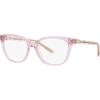 imageCoach Womens Hc6186 Square Prescription Eyewear FramesTransparent LilacDemo Lens