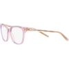 imageCoach Womens Hc6186 Square Prescription Eyewear FramesTransparent LilacDemo Lens