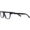 imageCoach Womens Hc6196u Universal Fit Rectangular Prescription Eyewear FramesTransparent BlueDemo Lens