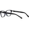 imageCoach Womens Hc6196u Universal Fit Rectangular Prescription Eyewear FramesTransparent BlueDemo Lens