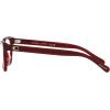 imageCoach Womens Hc6196u Universal Fit Rectangular Prescription Eyewear FramesTransparent RedDemo Lens