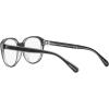 imageCoach Womens Hc6209u Universal Fit Round Prescription Eyewear FramesBlackTransparent GreyDemo Lens