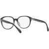 imageCoach Womens Hc6209u Universal Fit Round Prescription Eyewear FramesBlackTransparent GreyDemo Lens