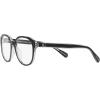 imageCoach Womens Hc6209u Universal Fit Round Prescription Eyewear FramesBlackTransparent GreyDemo Lens