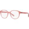 imageCoach Womens Hc6209u Universal Fit Round Prescription Eyewear FramesMilky PinkTransparent PinkDemo Lens